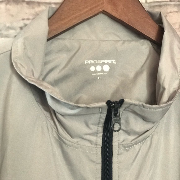 🍁 Sale 2x$20 PROSPIRIT XL Men’s Jacket Navy Blue and Grey - Picture 2 of 8